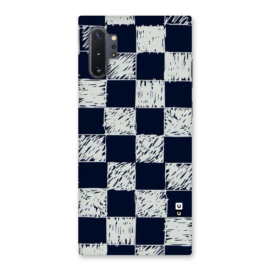 Sketchy Check Design Back Case for Galaxy Note 10 Plus