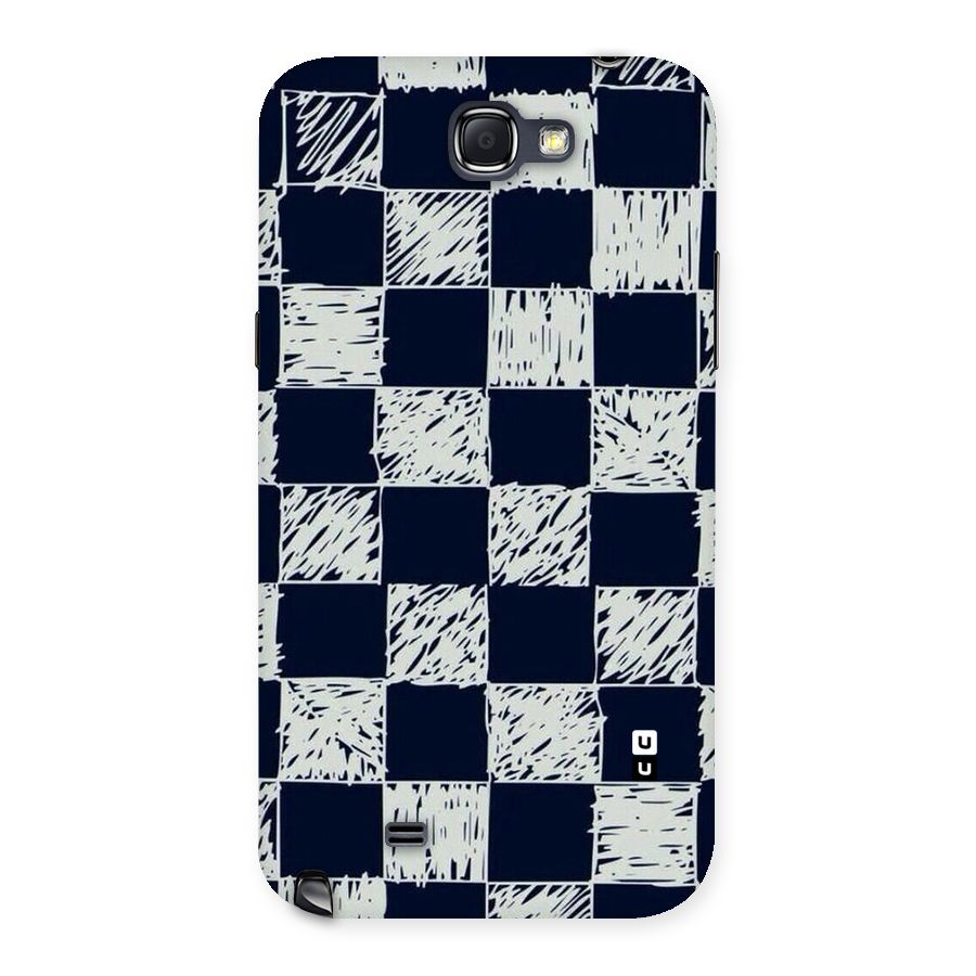 Sketchy Check Design Back Case for Galaxy Note 2