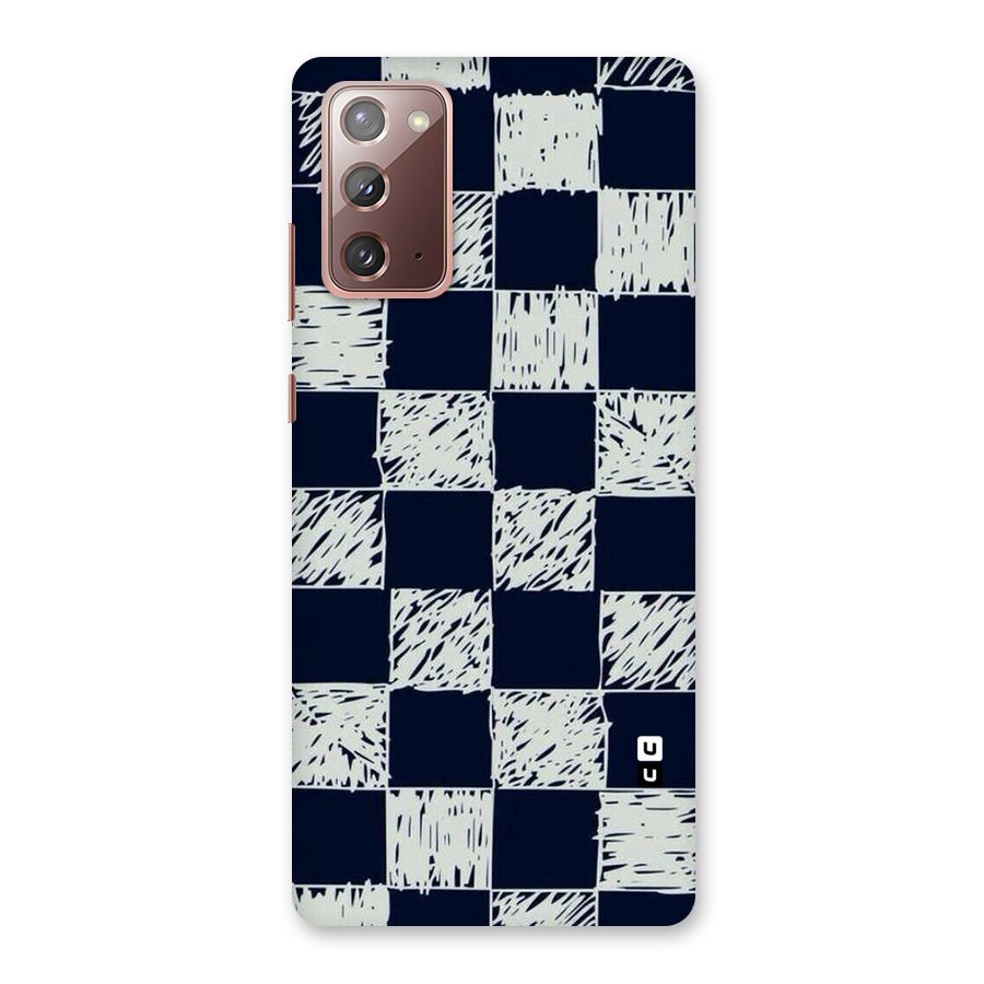 Sketchy Check Design Back Case for Galaxy Note 20