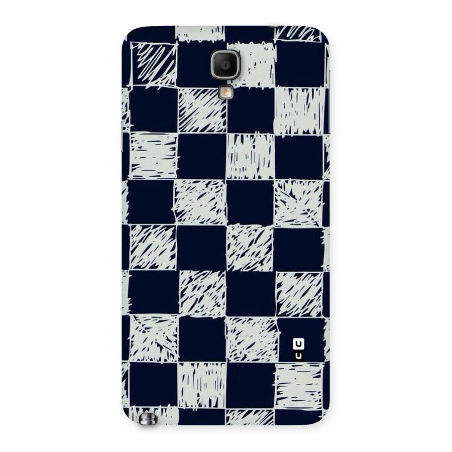 Sketchy Check Design Back Case for Galaxy Note 3 Neo