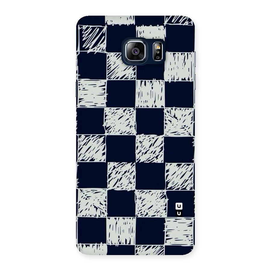 Sketchy Check Design Back Case for Galaxy Note 5