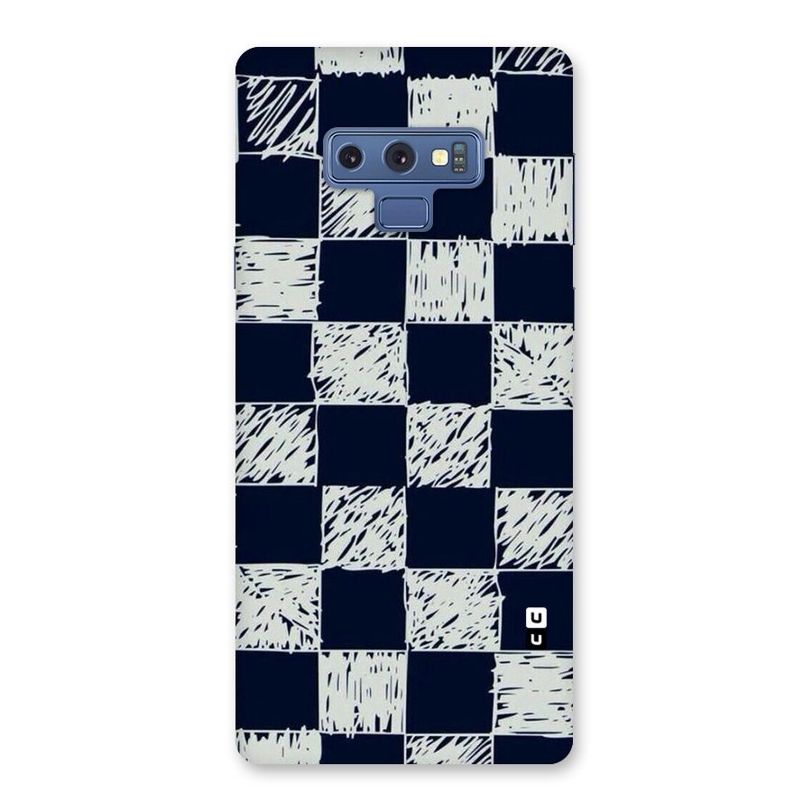 Sketchy Check Design Back Case for Galaxy Note 9