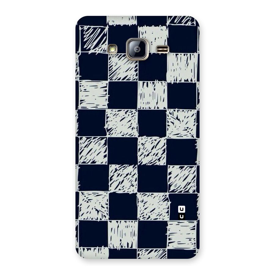Sketchy Check Design Back Case for Galaxy On5