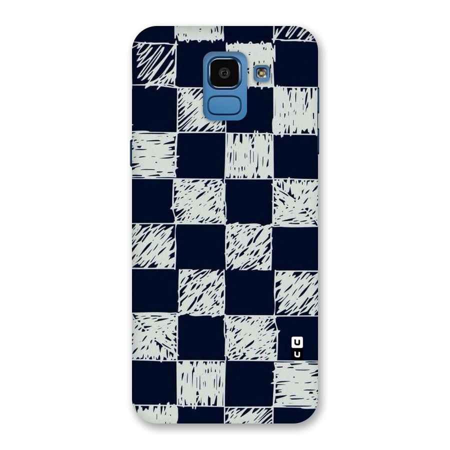 Sketchy Check Design Back Case for Galaxy On6