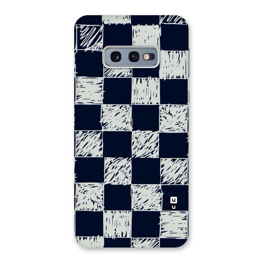 Sketchy Check Design Back Case for Galaxy S10e