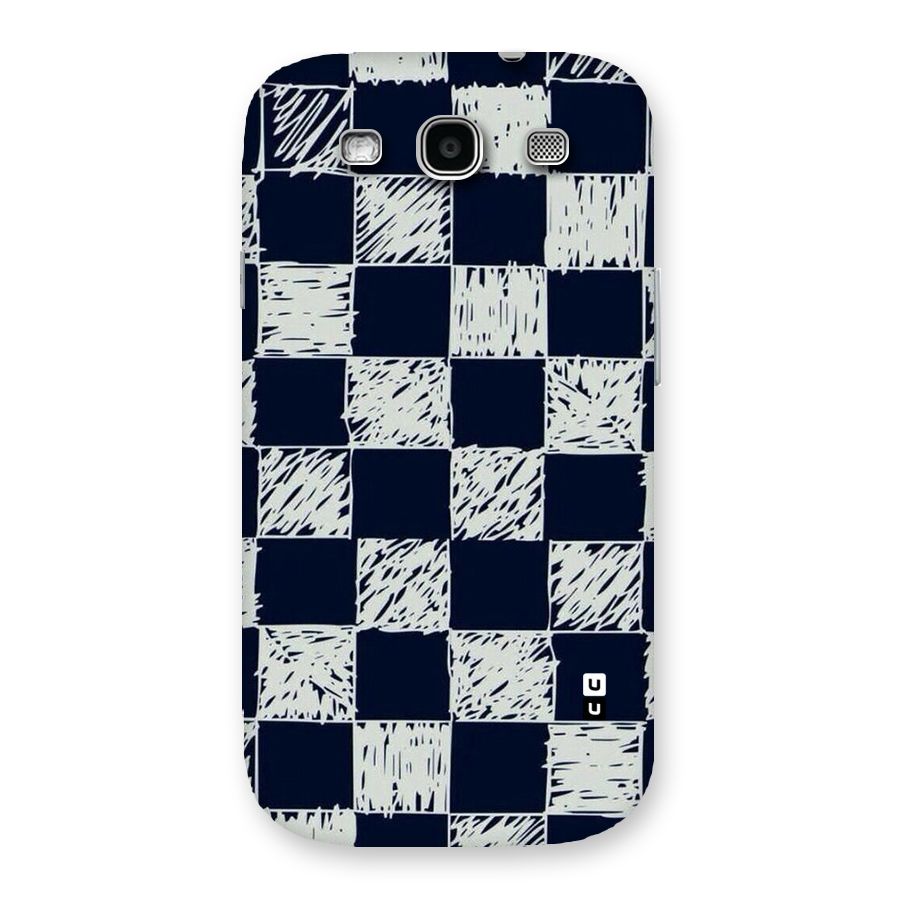 Sketchy Check Design Back Case for Galaxy S3