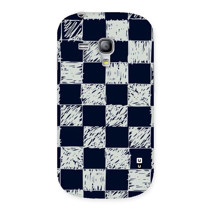 Sketchy Check Design Back Case for Galaxy S3 Mini