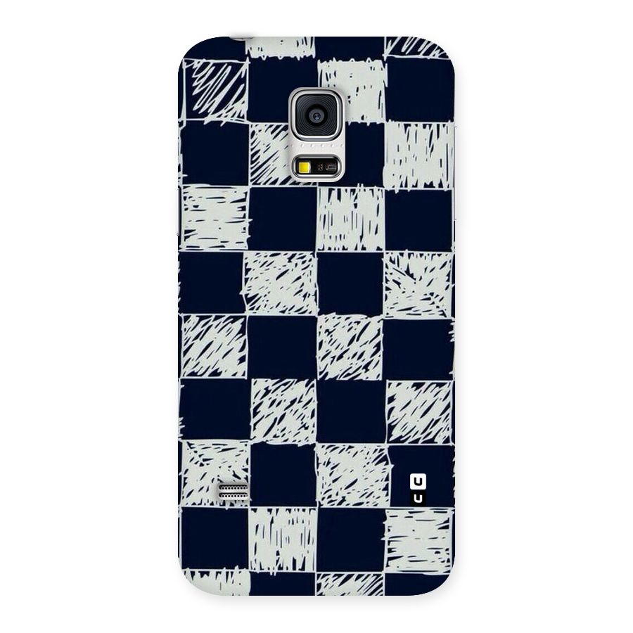 Sketchy Check Design Back Case for Galaxy S5 Mini