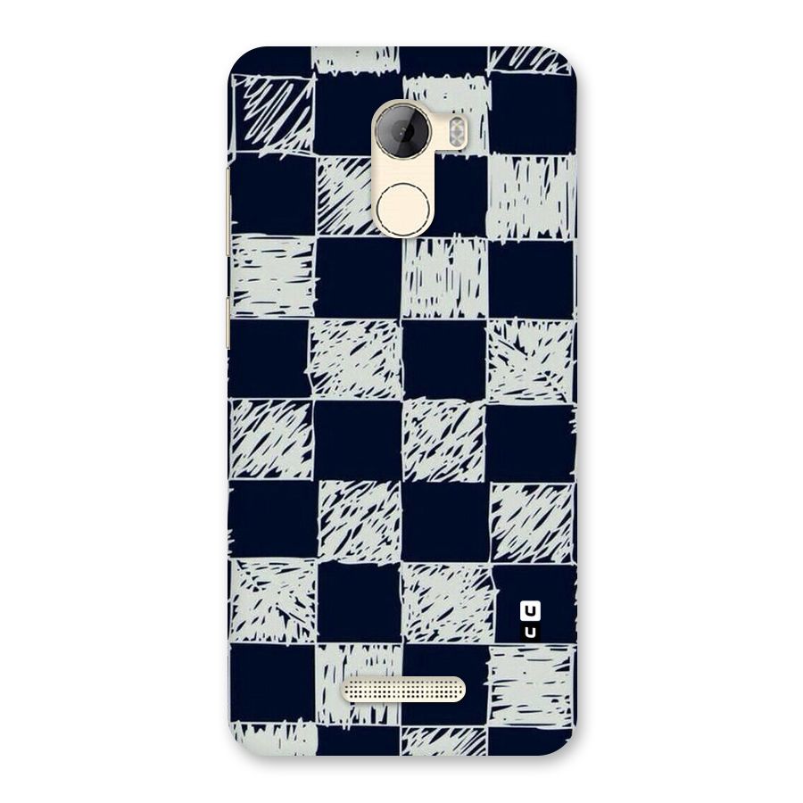 Sketchy Check Design Back Case for Gionee A1 LIte