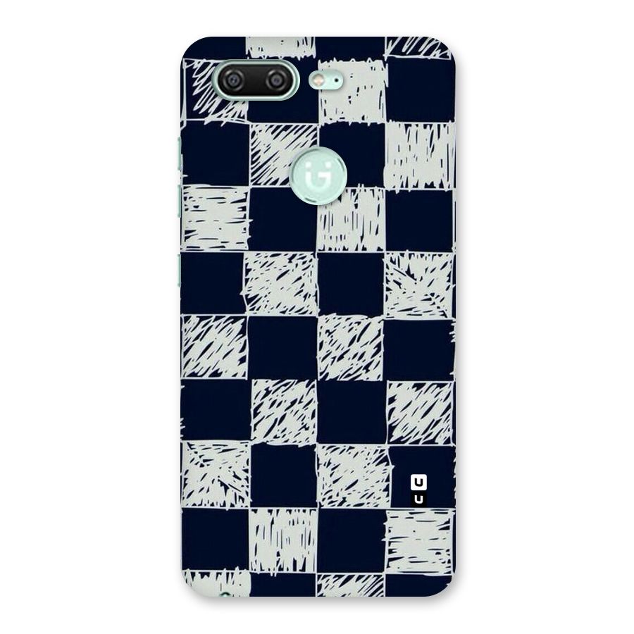 Sketchy Check Design Back Case for Gionee S10