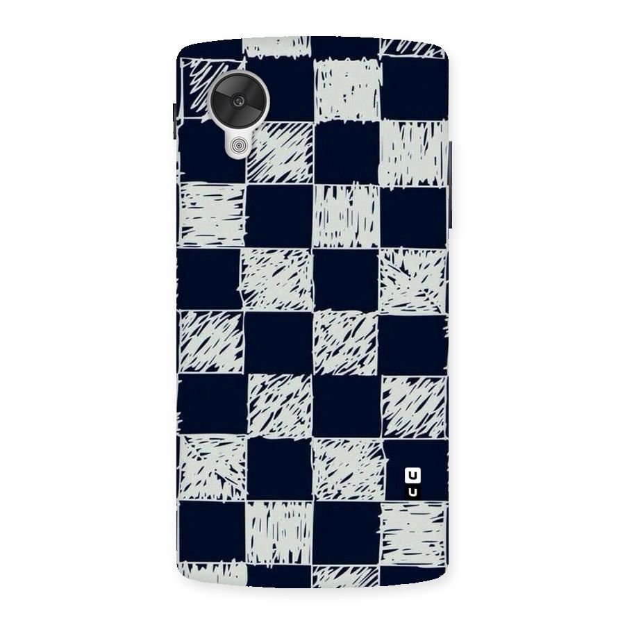 Sketchy Check Design Back Case for Google Nexsus 5