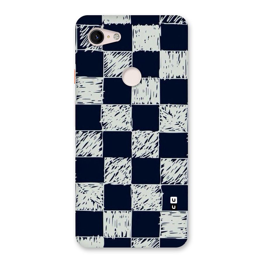 Sketchy Check Design Back Case for Google Pixel 3 XL