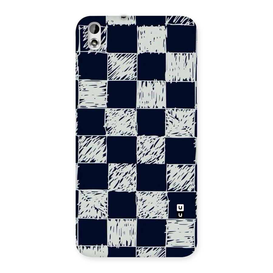 Sketchy Check Design Back Case for HTC Desire 816g