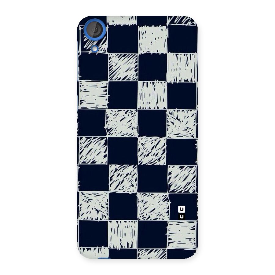 Sketchy Check Design Back Case for HTC Desire 820