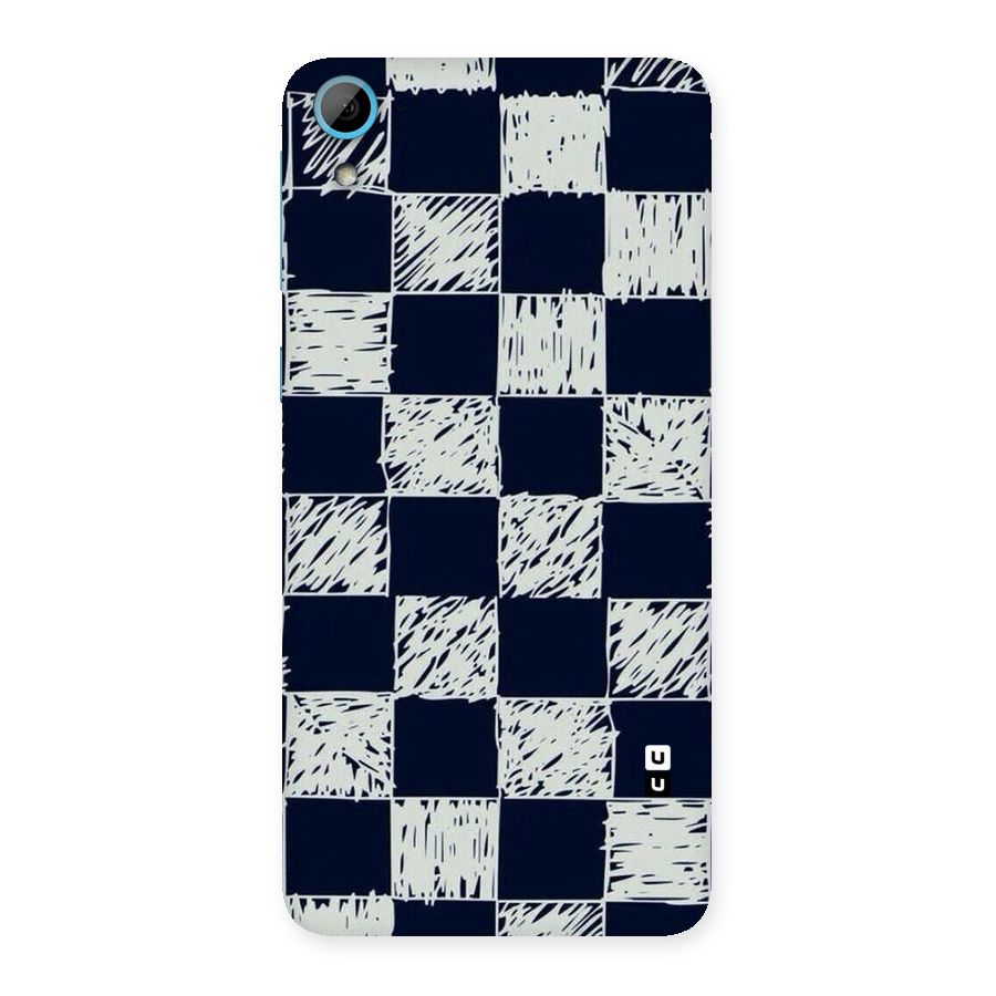 Sketchy Check Design Back Case for HTC Desire 826