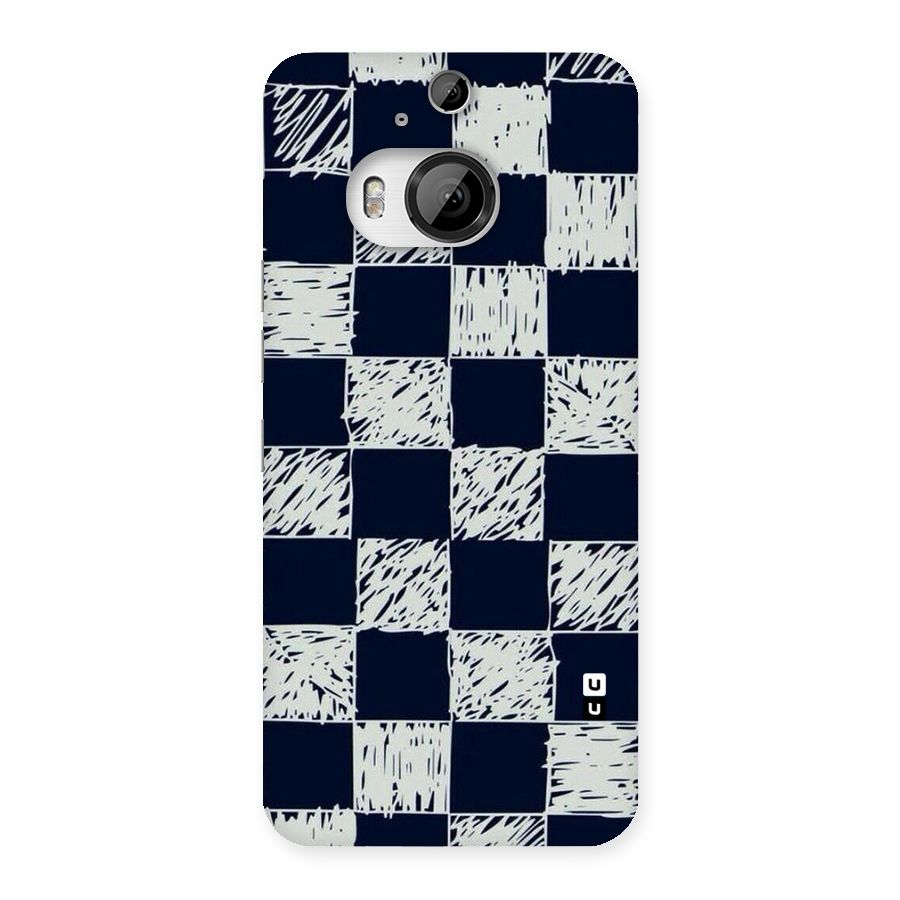 Sketchy Check Design Back Case for HTC One M9 Plus