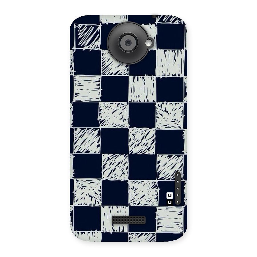 Sketchy Check Design Back Case for HTC One X