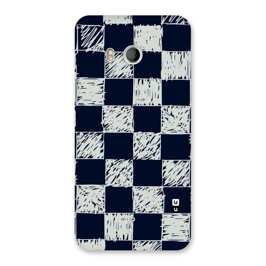 Sketchy Check Design Back Case for HTC U11