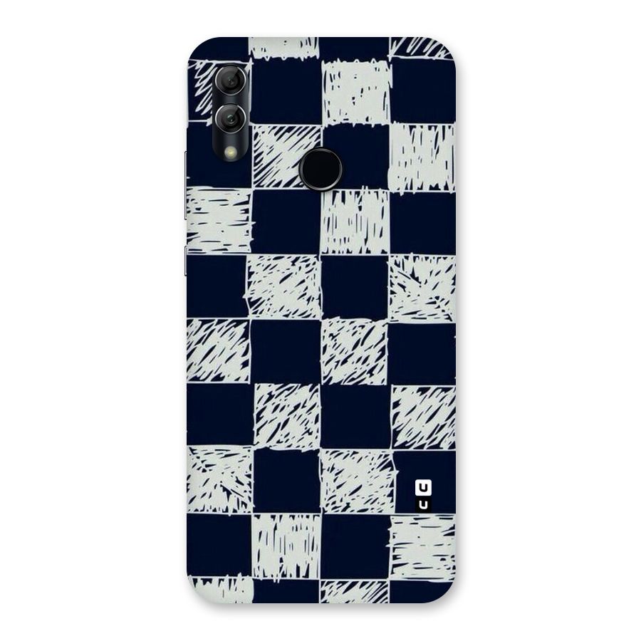 Sketchy Check Design Back Case for Honor 10 Lite
