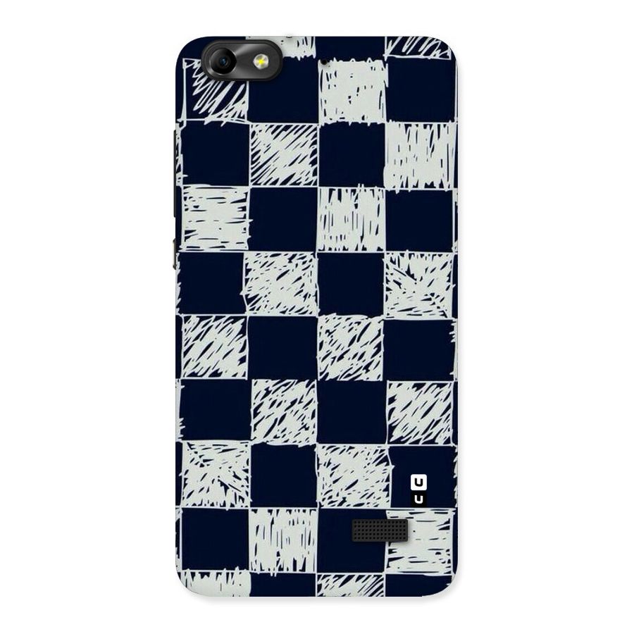 Sketchy Check Design Back Case for Honor 4C