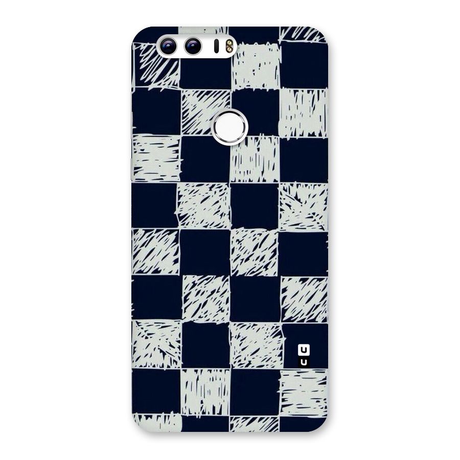 Sketchy Check Design Back Case for Honor 8