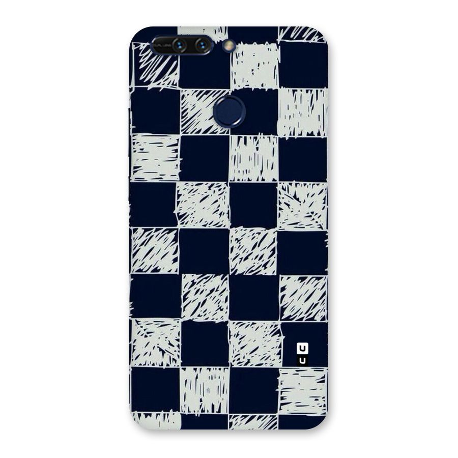 Sketchy Check Design Back Case for Honor 8 Pro