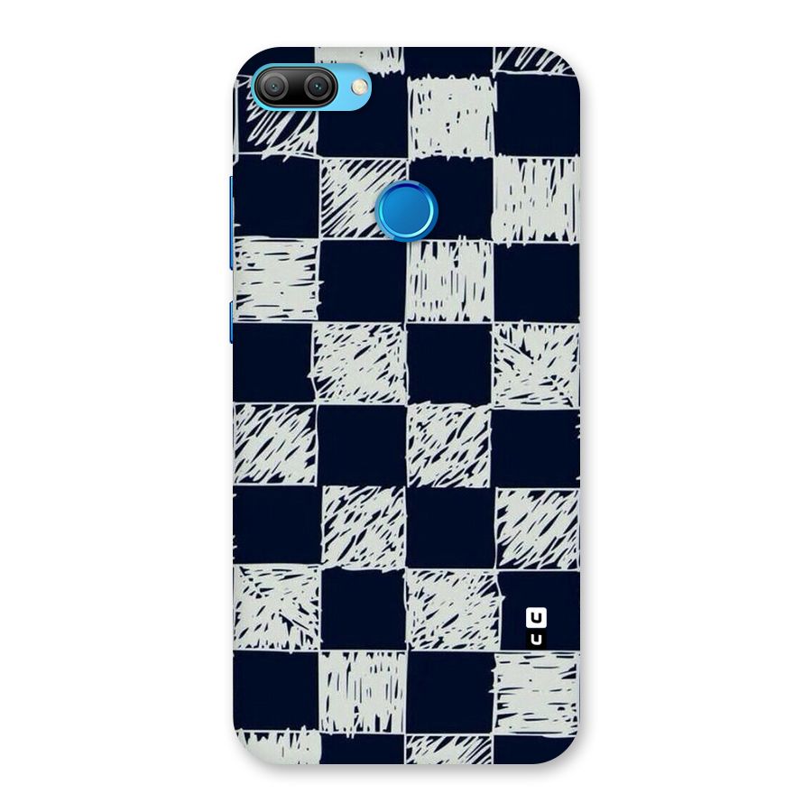 Sketchy Check Design Back Case for Honor 9N