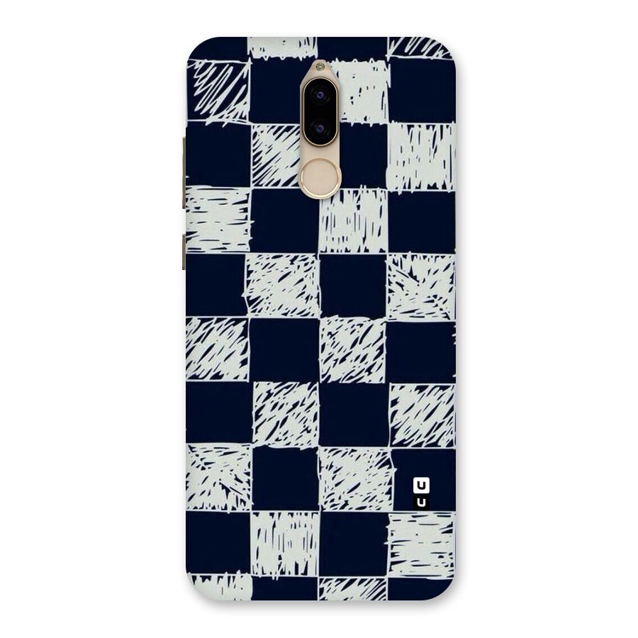 Sketchy Check Design Back Case for Honor 9i