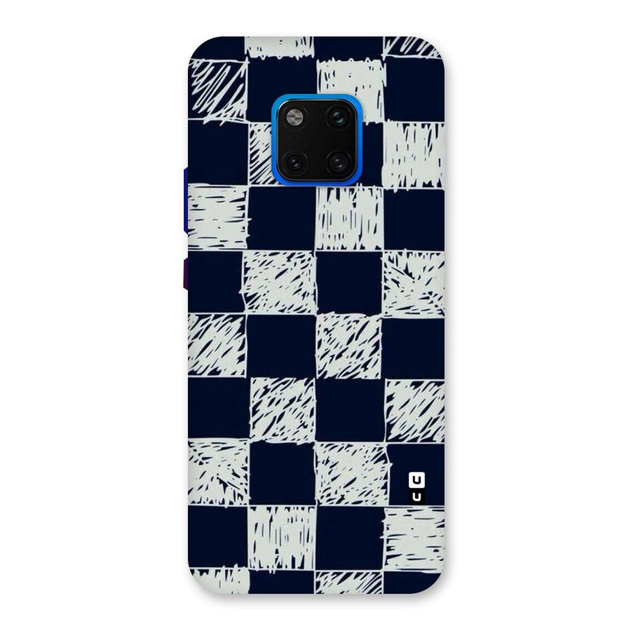 Sketchy Check Design Back Case for Huawei Mate 20 Pro