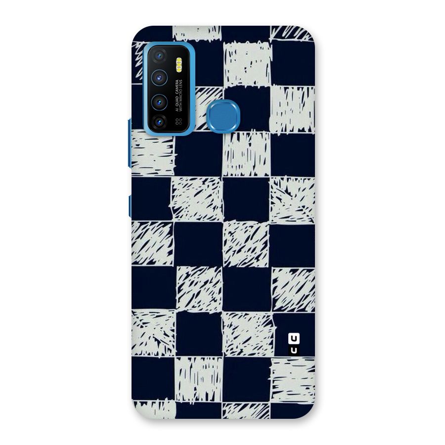 Sketchy Check Design Back Case for Infinix Hot 9