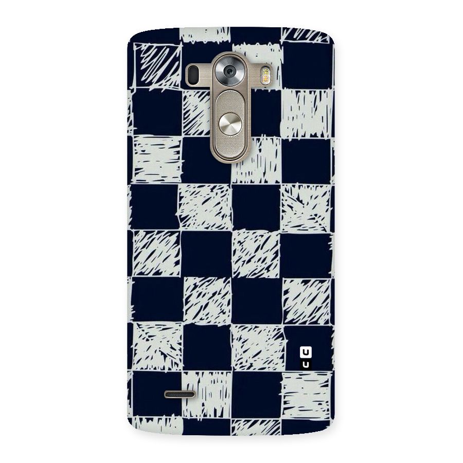 Sketchy Check Design Back Case for LG G3