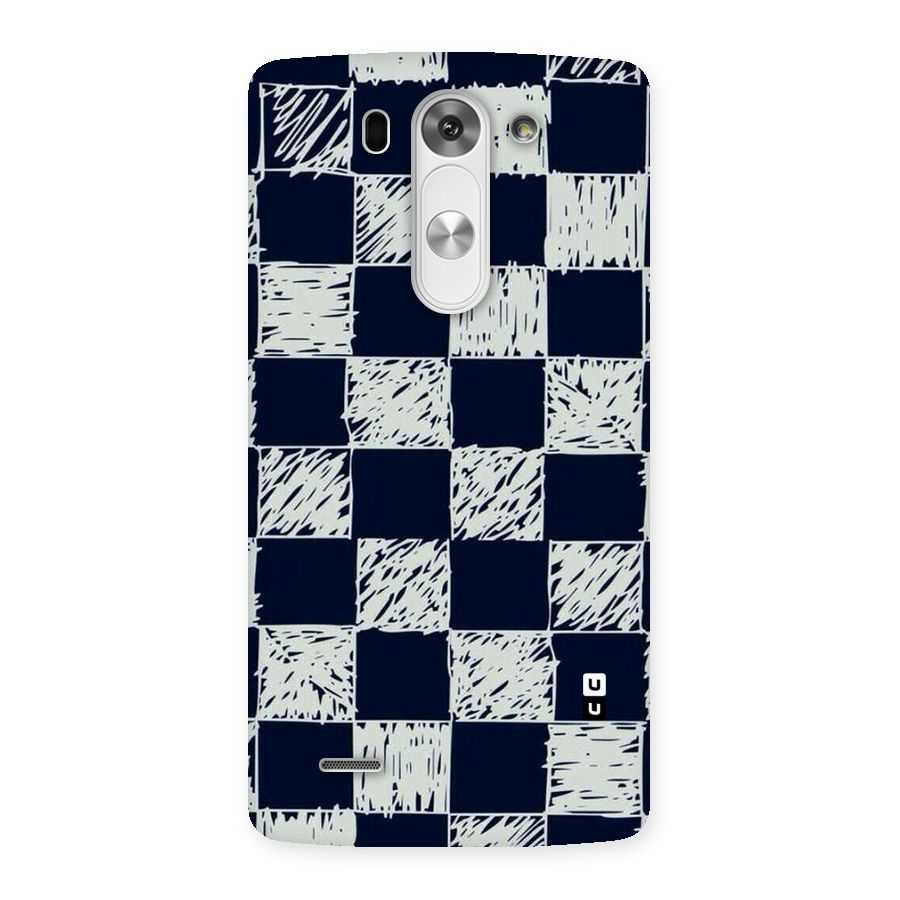 Sketchy Check Design Back Case for LG G3 Beat