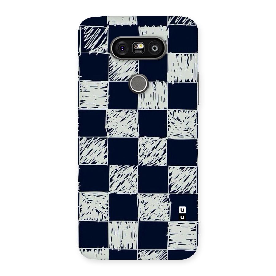 Sketchy Check Design Back Case for LG G5