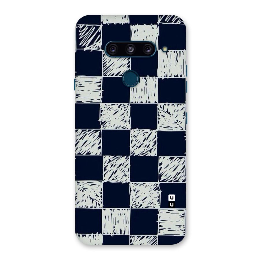 Sketchy Check Design Back Case for LG  V40 ThinQ