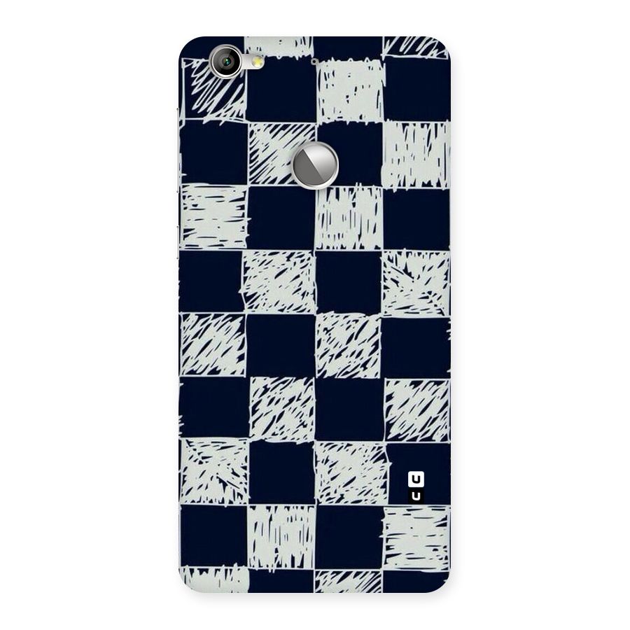 Sketchy Check Design Back Case for LeTV Le 1s