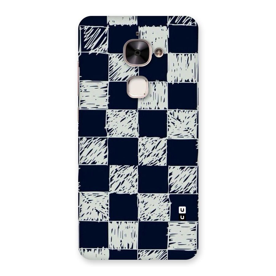 Sketchy Check Design Back Case for Le 2