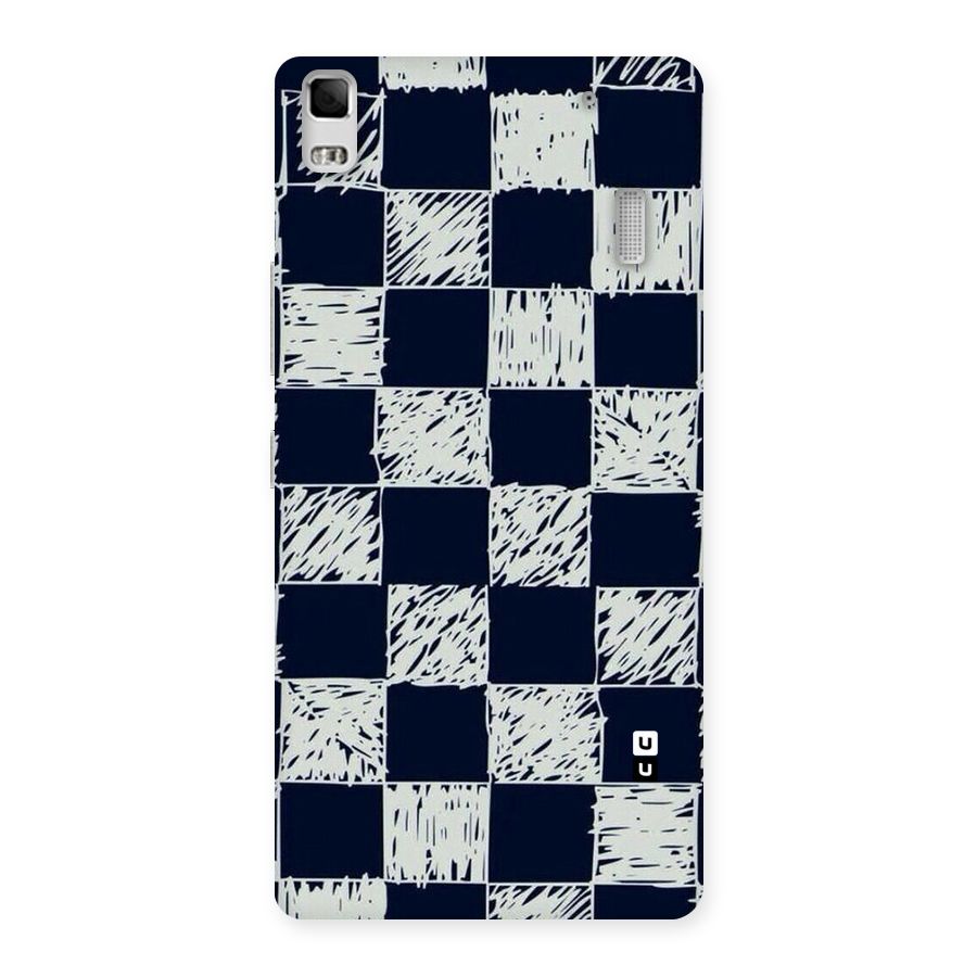 Sketchy Check Design Back Case for Lenovo K3 Note