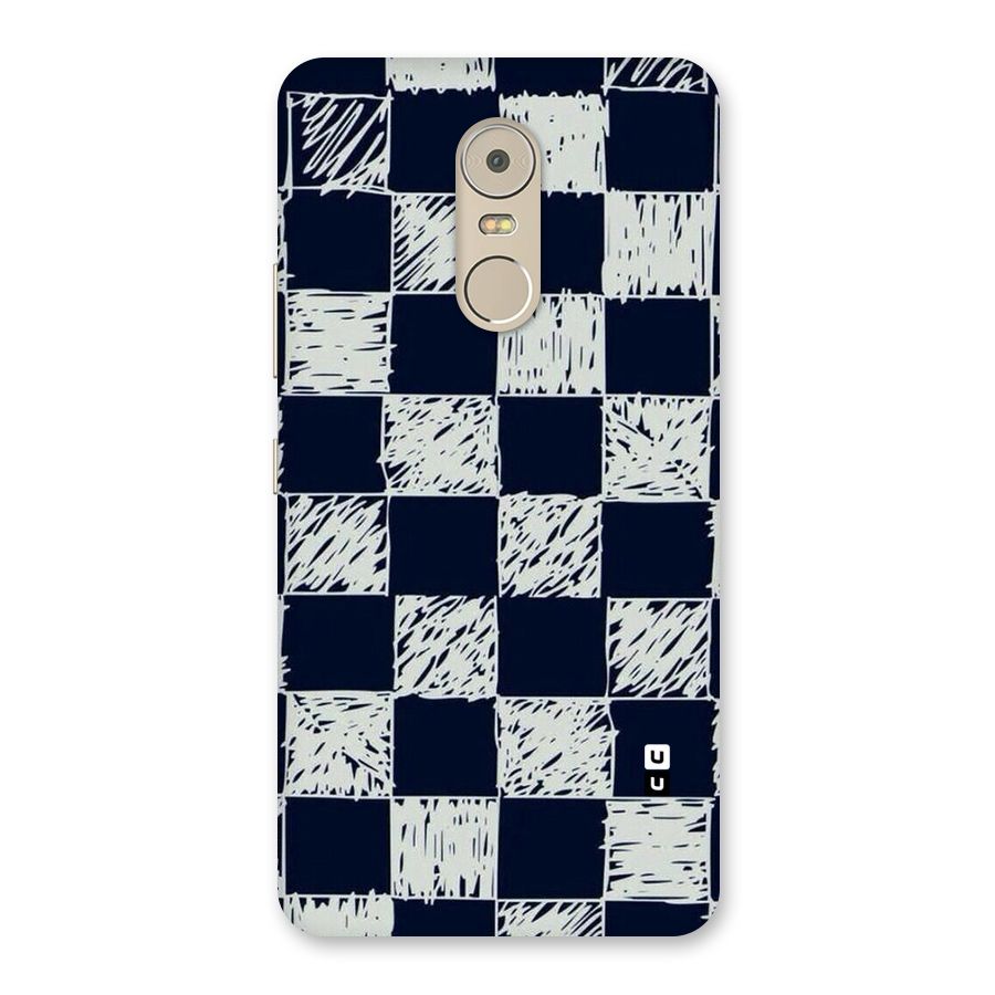 Sketchy Check Design Back Case for Lenovo K6 Note