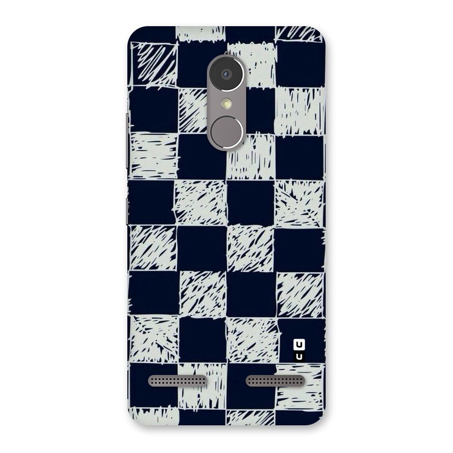 Sketchy Check Design Back Case for Lenovo K6 Power
