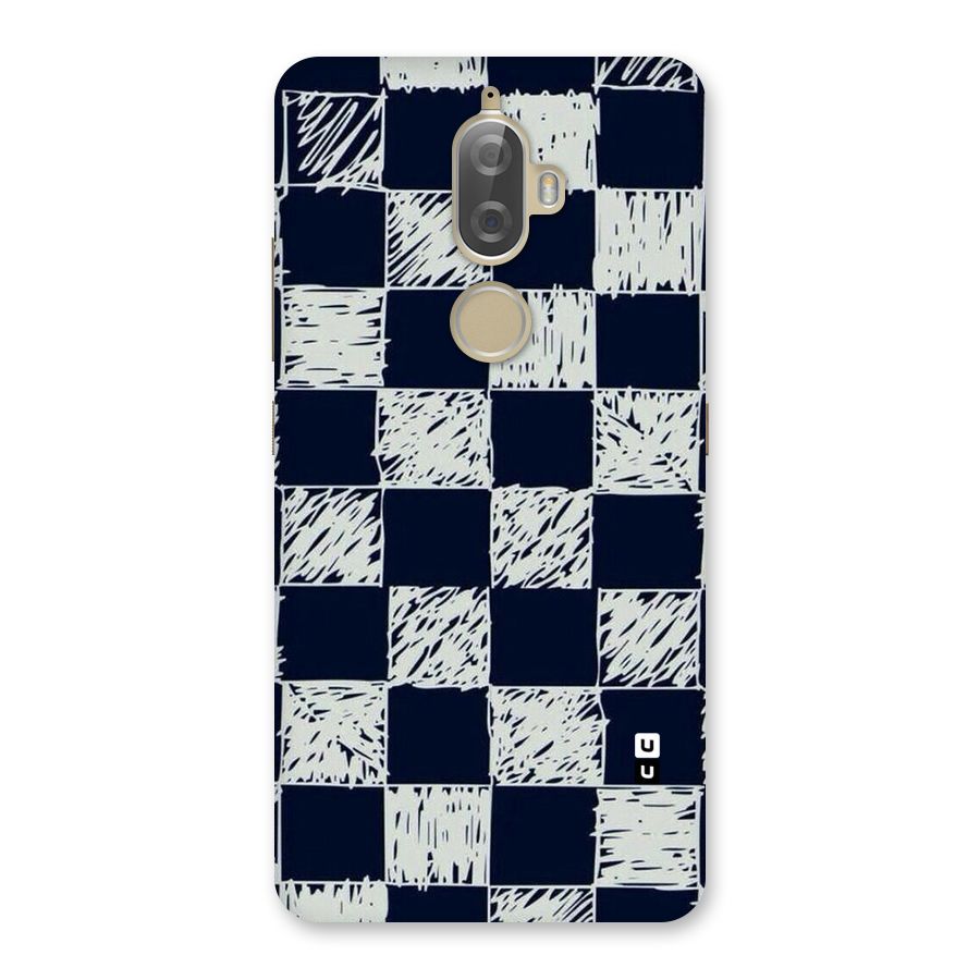 Sketchy Check Design Back Case for Lenovo K8 Plus
