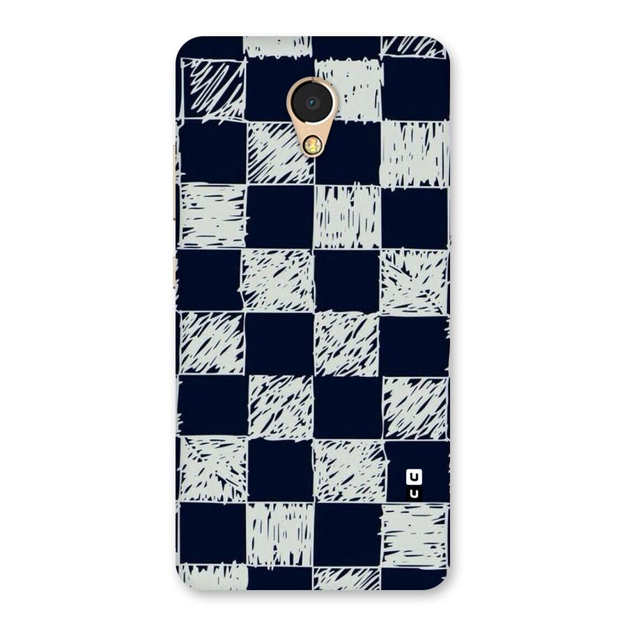 Sketchy Check Design Back Case for Lenovo P2
