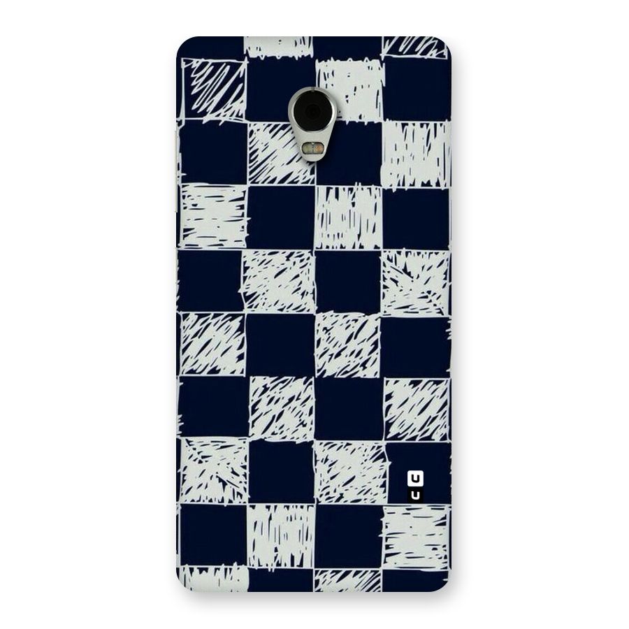 Sketchy Check Design Back Case for Lenovo Vibe P1