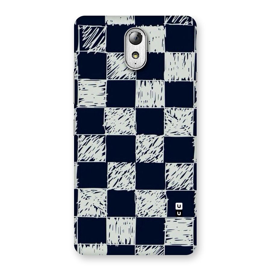 Sketchy Check Design Back Case for Lenovo Vibe P1M