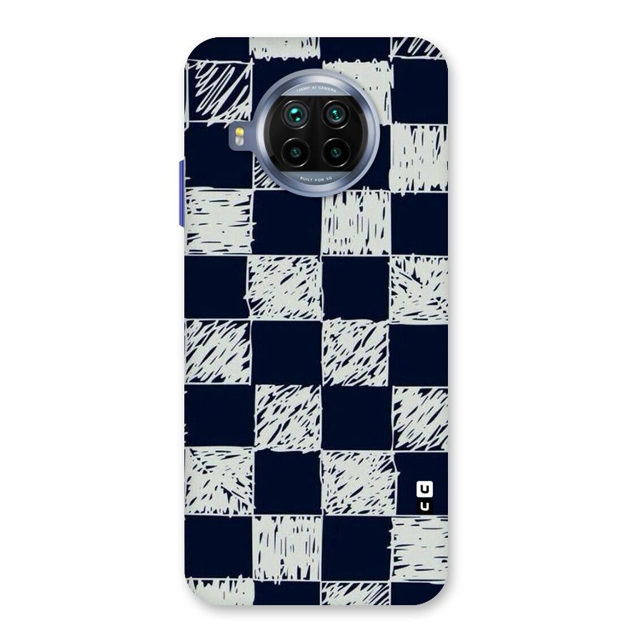 Sketchy Check Design Back Case for Mi 10i