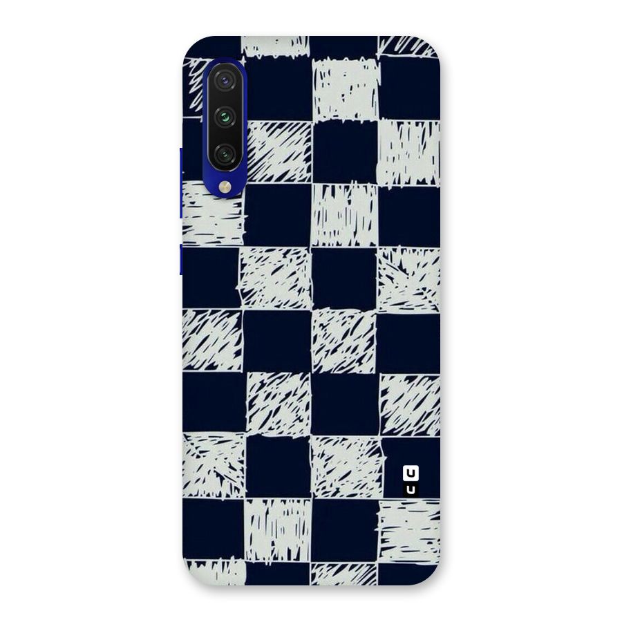 Sketchy Check Design Back Case for Mi A3