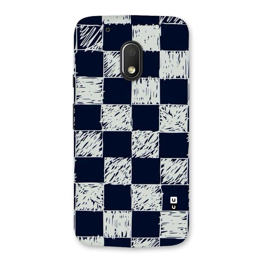 Sketchy Check Design Back Case for Moto G4 Play