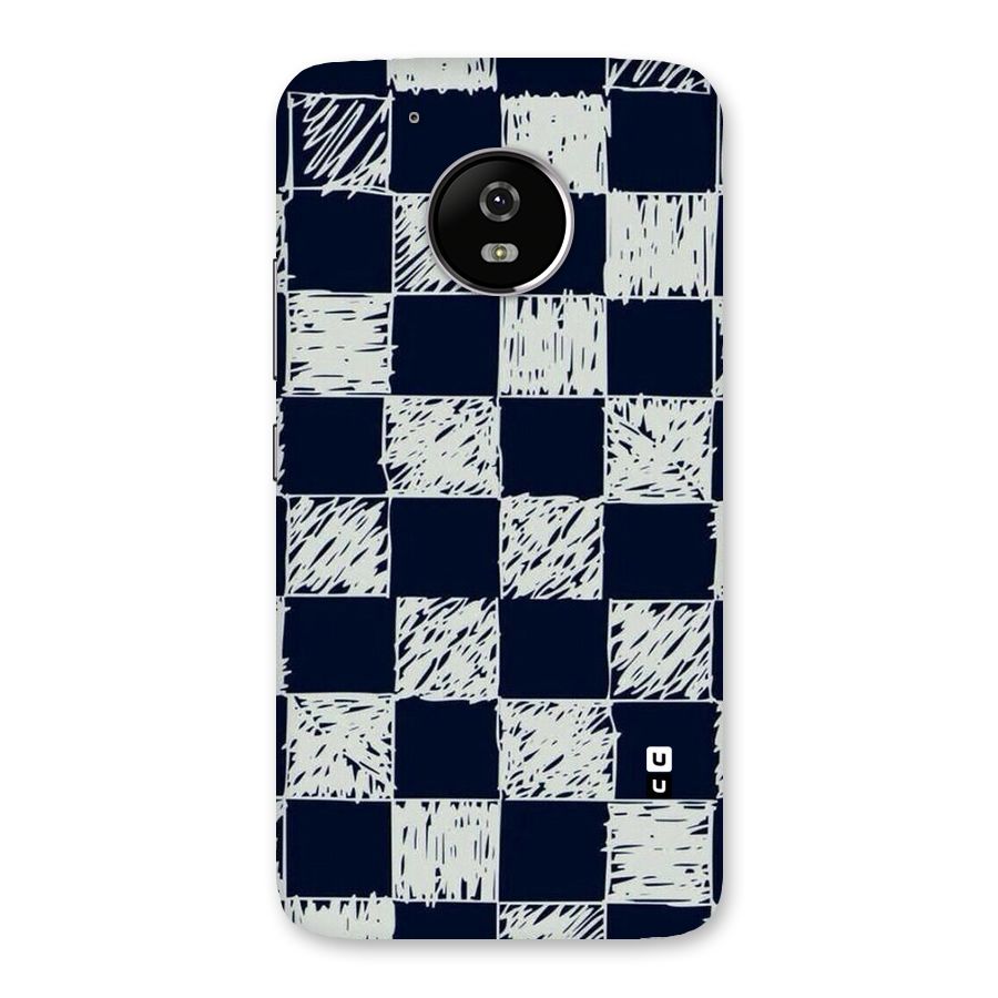 Sketchy Check Design Back Case for Moto G5