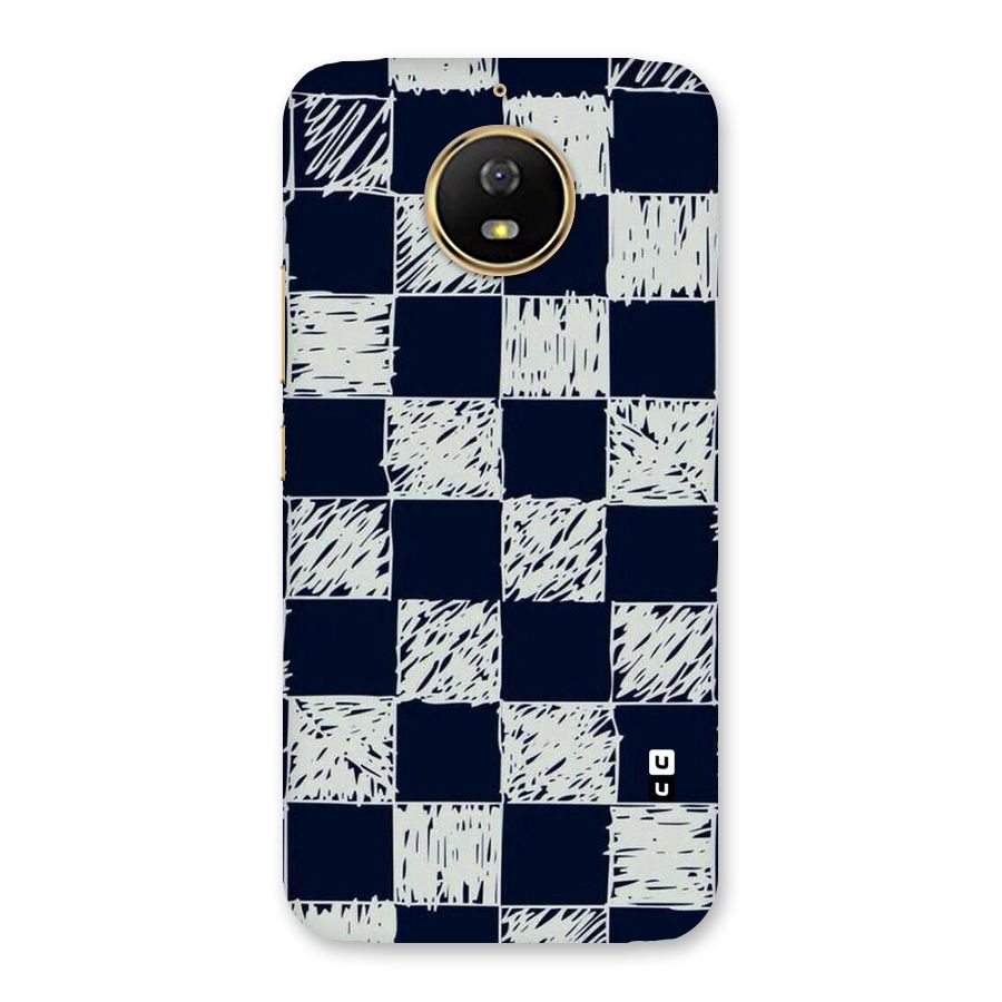 Sketchy Check Design Back Case for Moto G5s