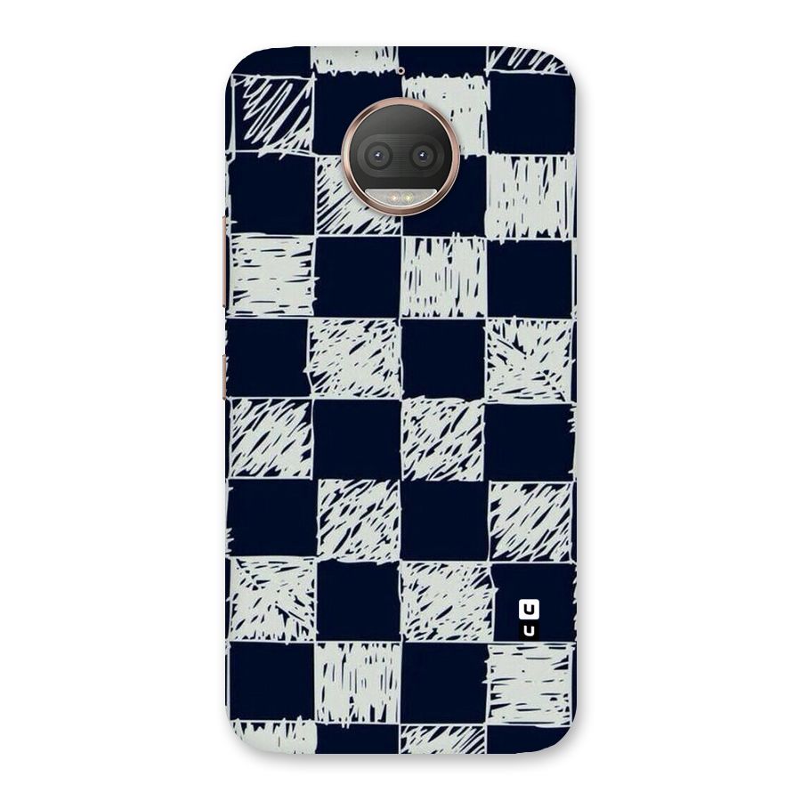 Sketchy Check Design Back Case for Moto G5s Plus