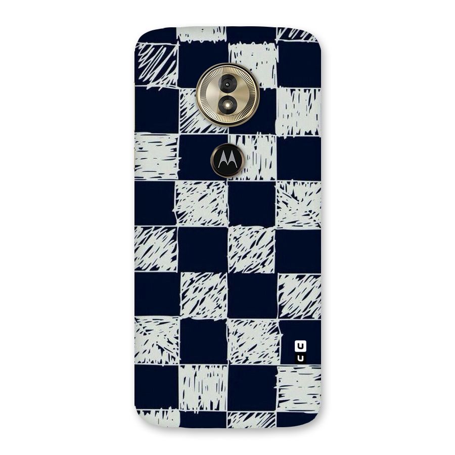 Sketchy Check Design Back Case for Moto G6 Play
